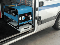 glissière porte groupe électrogène chez Syncro Genève